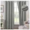 Cortina 2 Paños 140 X 220 Cm Textura Lino Blackout Gris