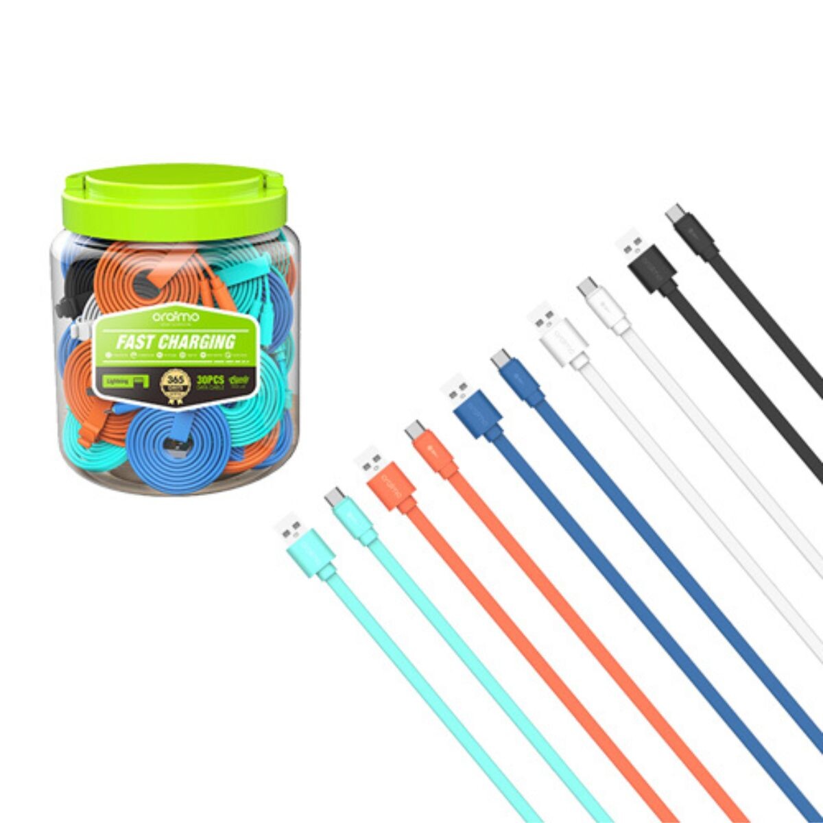 Cable Micro USB Oraimo 1 unidad varios colores 