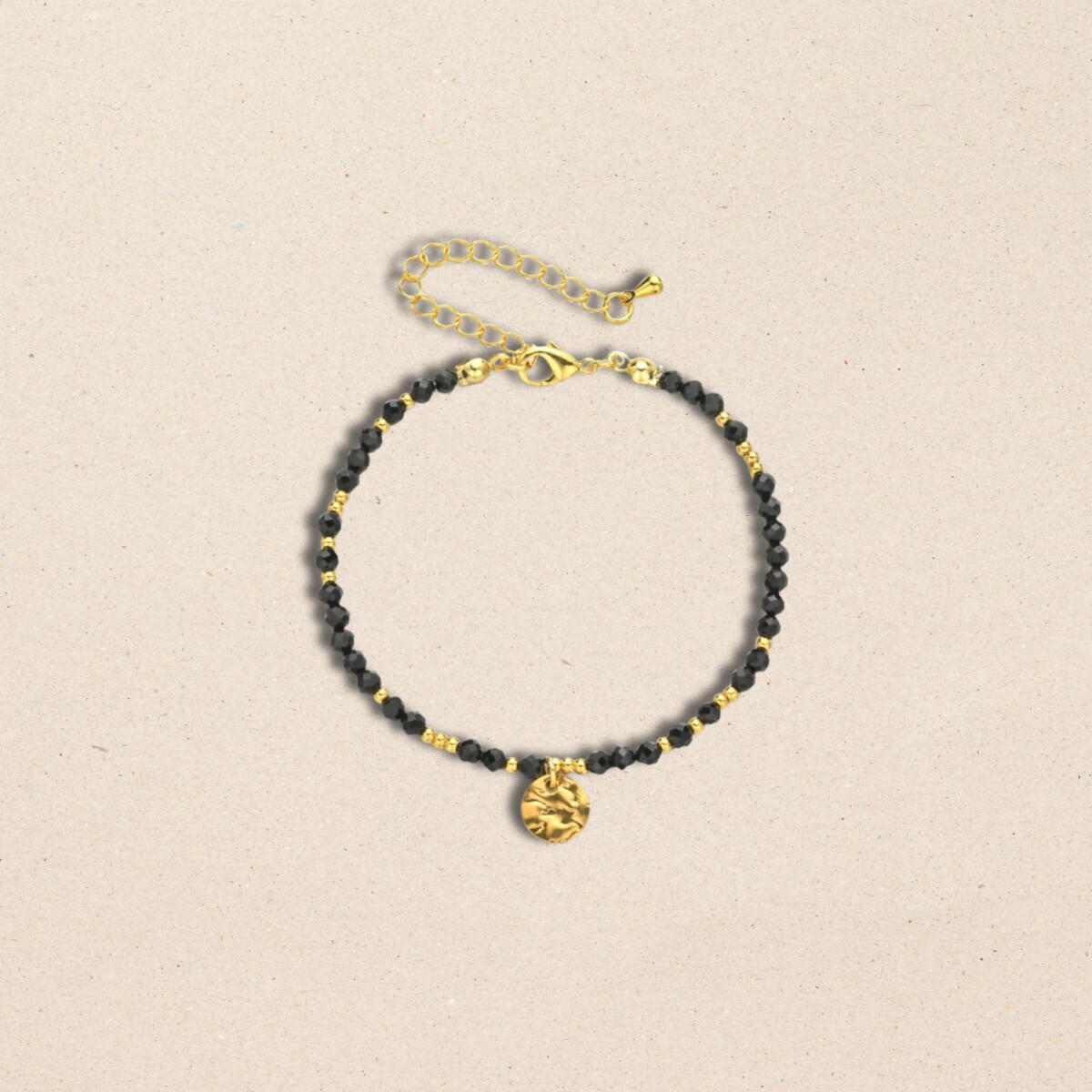 Pulsera Piedras - Negro 