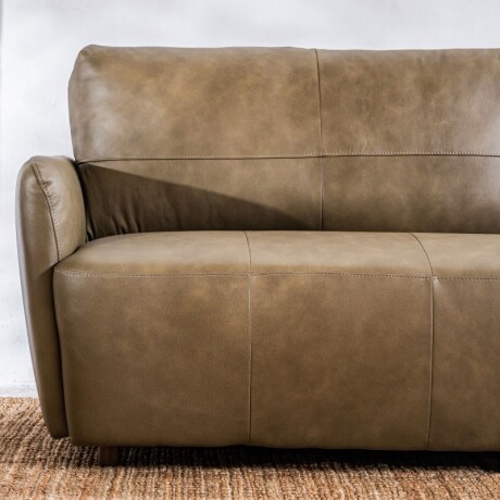 Sillón Cuero Teruel 3 Cuerpos Silvestre U