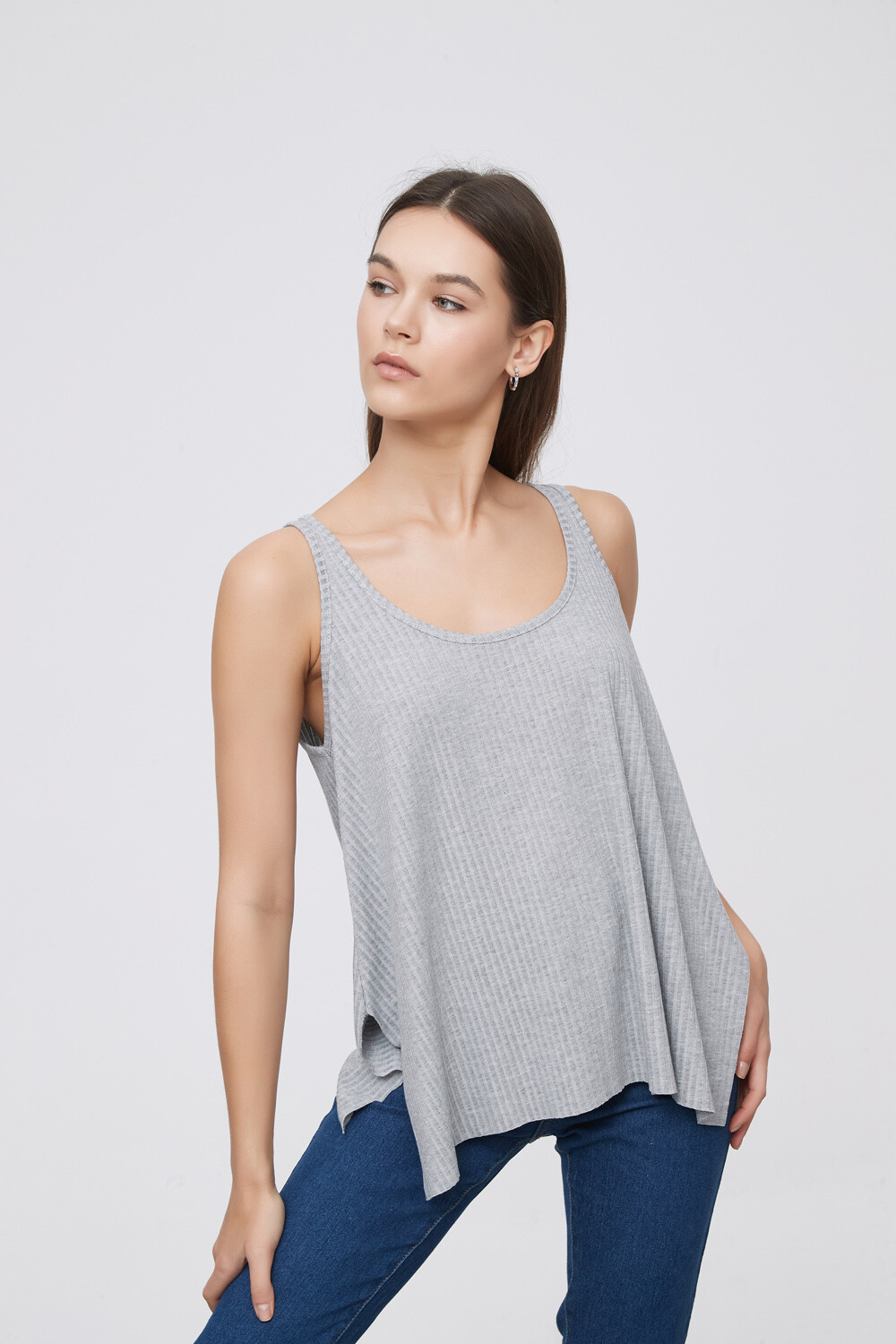 Musculosa Joris Gris Melange Medio