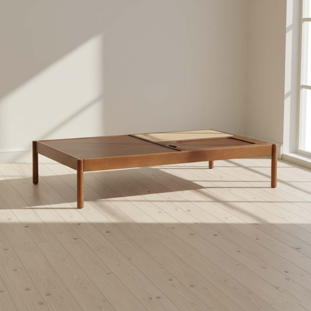 MESA RATONA MADERA MARRON ORLA CASTAÑO