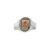 Anillo Profesión Contador -Plata y Oro-Sin Piedra-AP5024 sinpiedra