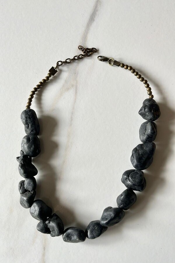 Collar Piedra Negro