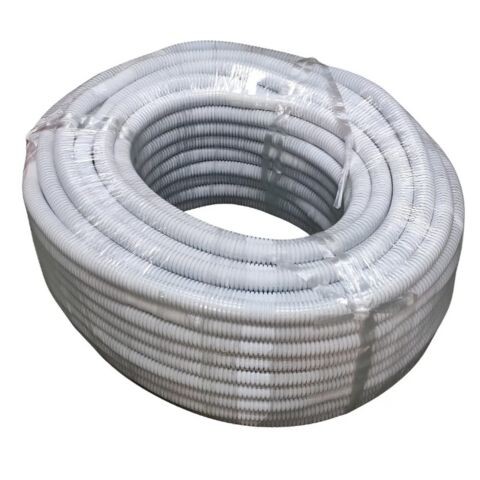 Manguera Desagüe Aire Acondicionado Rollo De 50m Uv Blanco