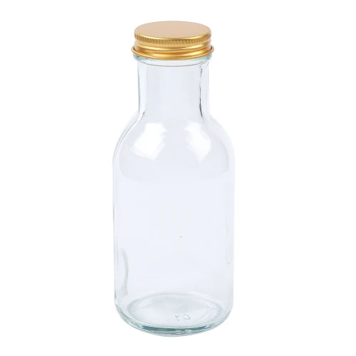 Mini Botella vidrio con tapa N/a