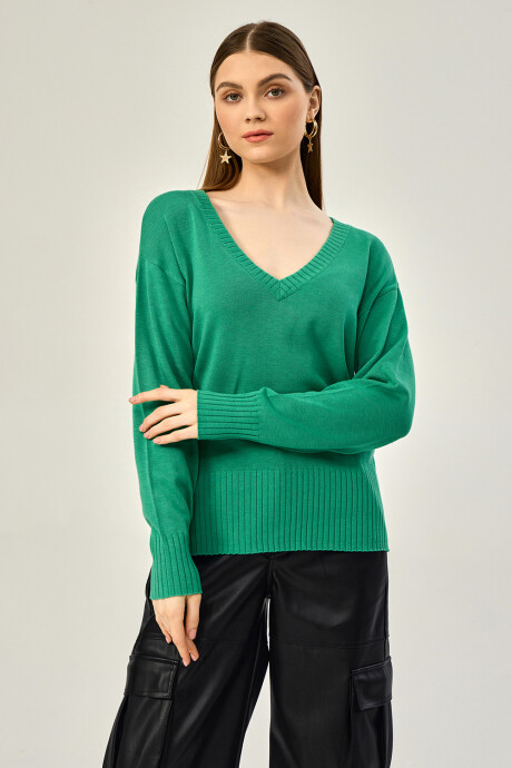 Sweater Carriso Verde Oscuro