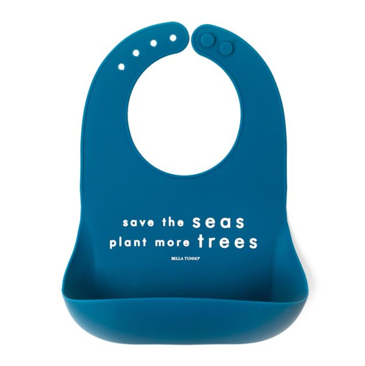 Babero de silicona con bolsillo - Save the seas 