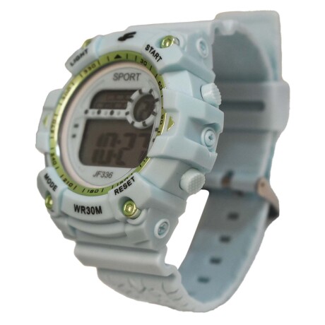 Reloj Deportivo Unisex de Pulsera Waterproof Pantalla Luz Turquesa