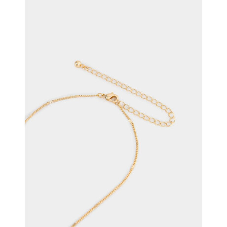 Cadena Corta con Dije Premium Gold Dorado