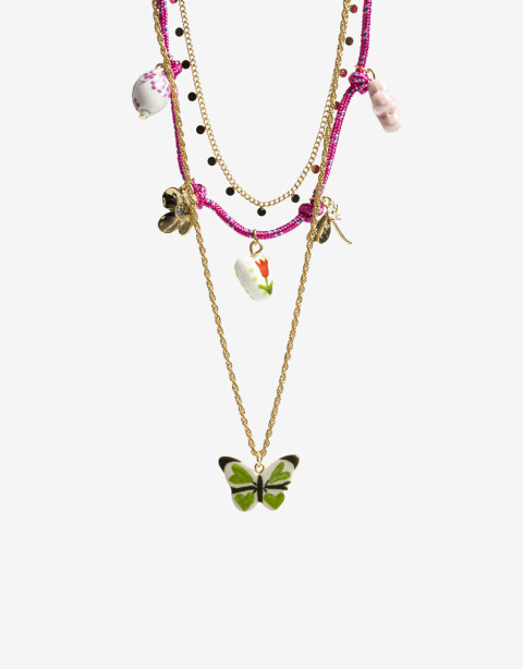 Collares Cortos Color Collar Corto Primavera - Dorado