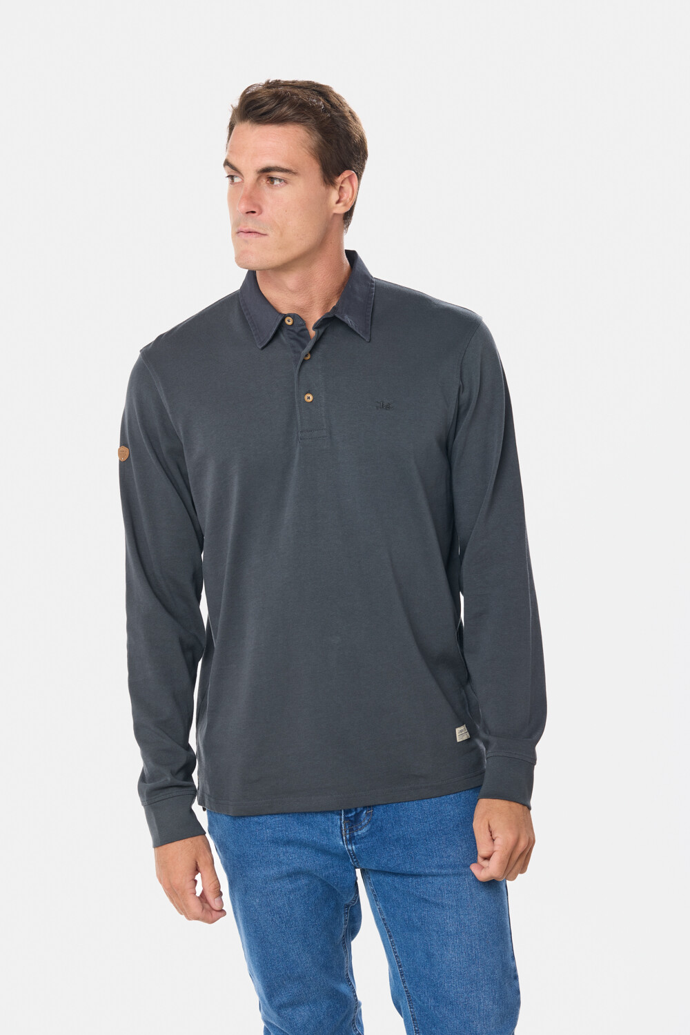 POLO JERSEY LISA Gris