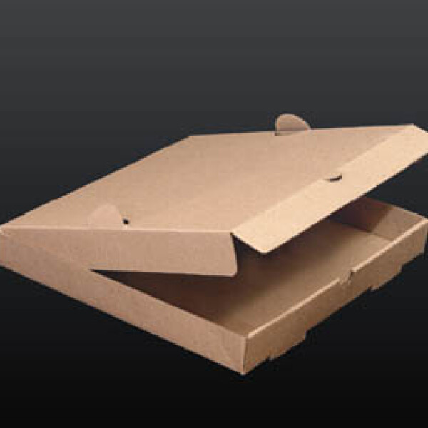 CAJA DE CARTON MARRON PARA PIZZA 28X28 CM. CAJA DE CARTON MARRON PARA PIZZA 28X28 CM.