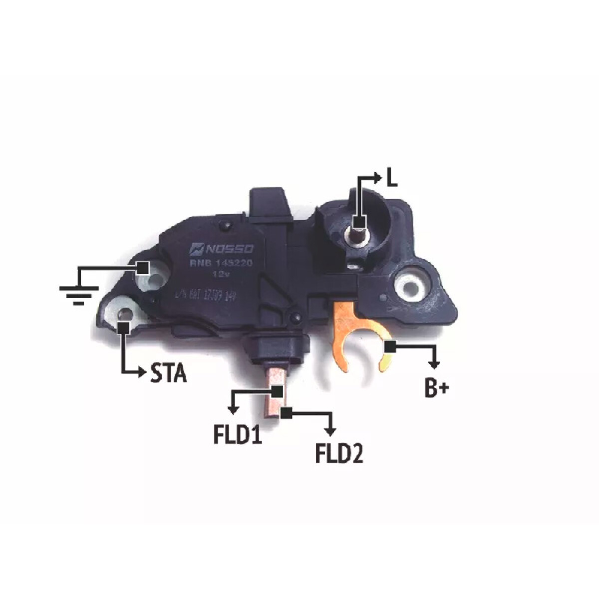 REGULADOR VOLTAJE FIAT PALIO TIPO BOSCH =IB.220 =IK.5201.5220 NOSSO 