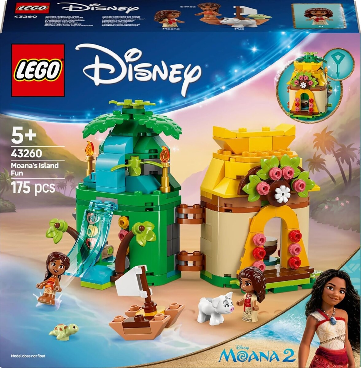 Lego 43260 - Diversión En La Isla De Moana 