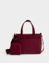 City Clasico Cartera City Con Pouch - Rojo Burdeaux
