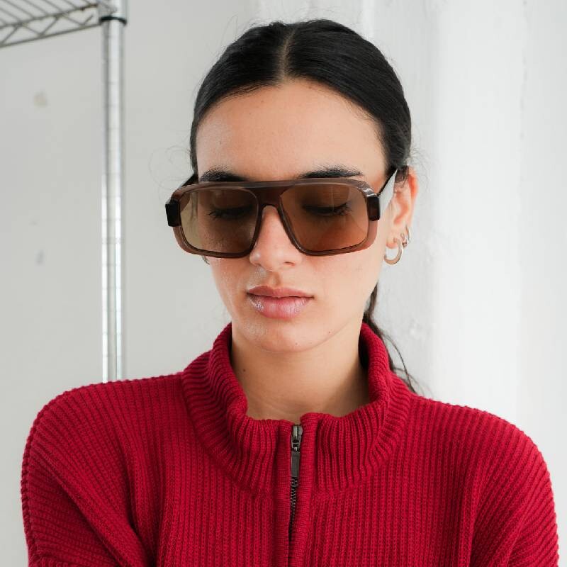 Lentes de Sol Chilli Beans Granada Marrón