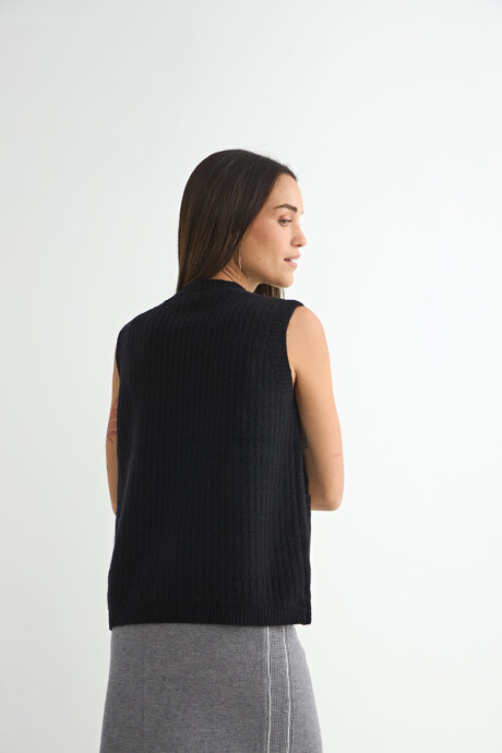 CHALECO LONGAN NEGRO