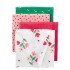 Set sabanas recibidores carters flores salmon rojo