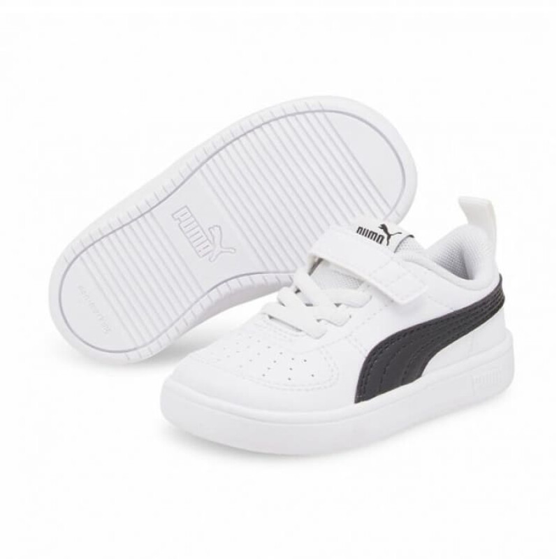 Championes Puma Rickie de Niños - 384314-03 Blanco-negro