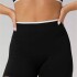 Shorts Seamless Scrunch Short 4" Mujer Black/Classic White