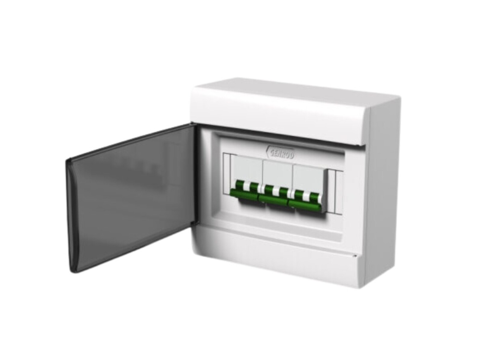 TABLERO ADO. PLAST. 8TM DIN PUERTA FUME GENROD 
