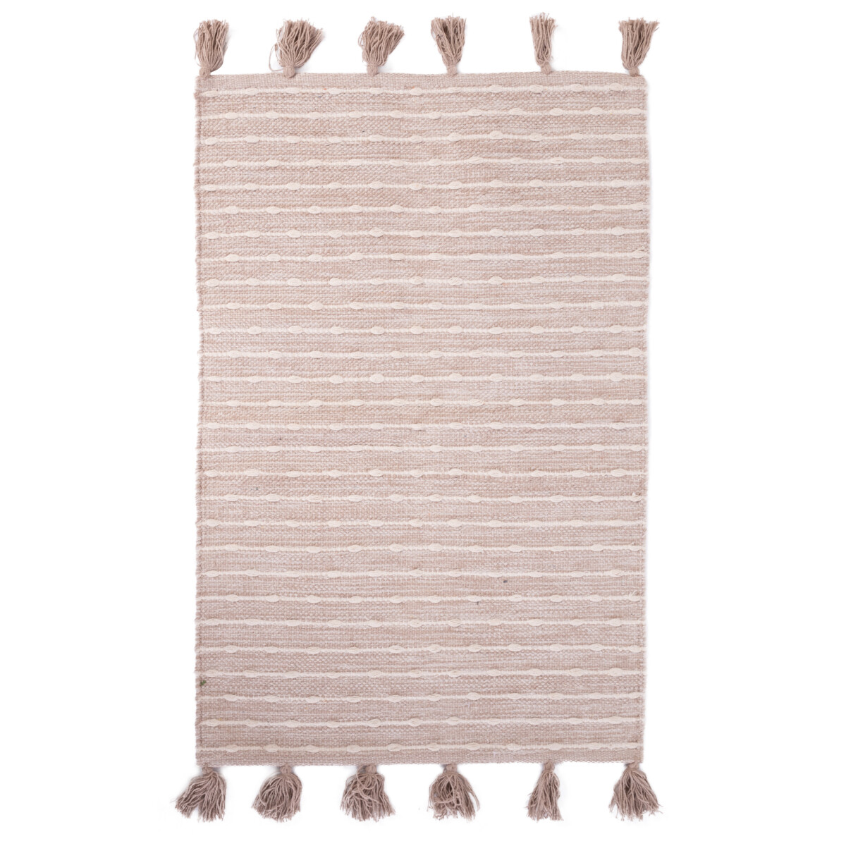 ALFOMBRA - ALGODON NATURAL-BEIGE NIDO 