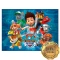 Lámina Paw Patrol Azul Oscuro Rect.