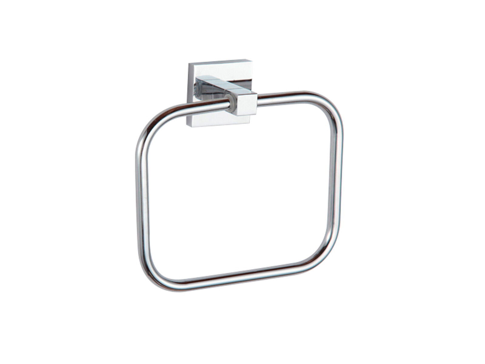 Toallero Aro Metal Brillante Manchester Cromo 16 Cm 