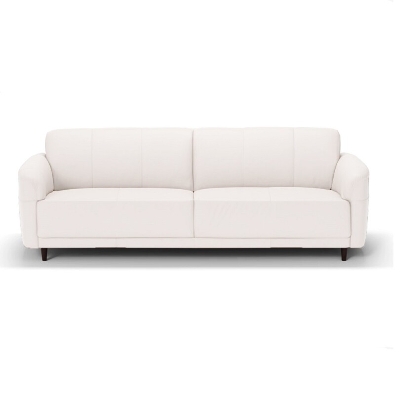 SOFA 2 CUERPOS - 100% CUERO - MODELO MARBELLA - COLOR BLANCO TIZA SOFA 2 CUERPOS - 100% CUERO - MODELO MARBELLA - COLOR BLANCO TIZA