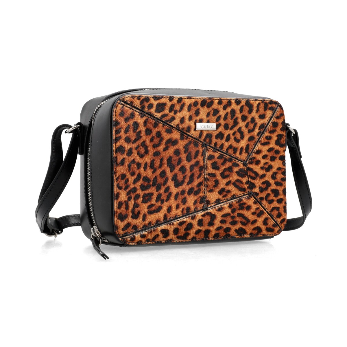 CARTERAS VENET - CUERO CASSA - NEGRO 