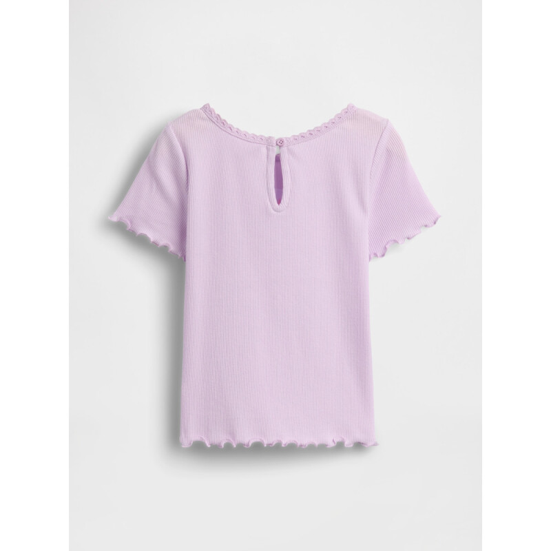 SS EMB SCALLOP TRIM TEE - APRIL PALE LILAC 2