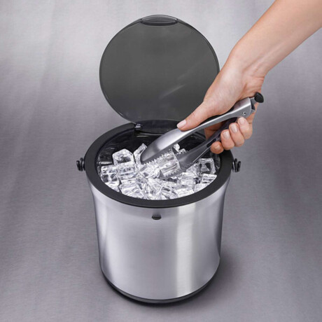 Oxo Stl Juego De Hielera Y Pinza Acero Inoxidable