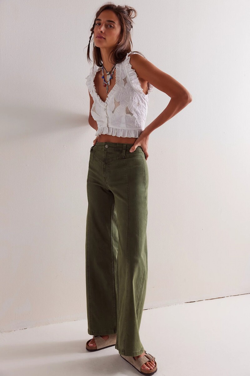 PANTALÓN LIBRE Verde