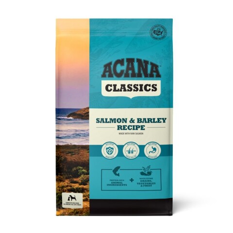 ACANA Classics Salmon & Barley Recipe 4LB (1.8kg) Acana Classics Salmon & Barley Recipe 4lb (1.8kg)