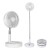 Ventilador Extensible 3 Velocidades Blanco