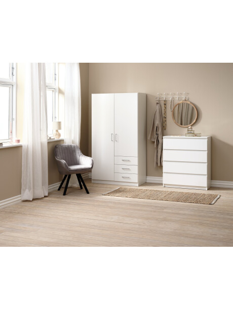 Cómoda TANGBJERG 4 cajones blanco Cómoda TANGBJERG 4 cajones blanco