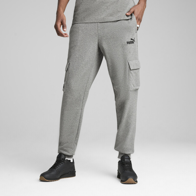 Pantalones Puma ESS No. 1 Logo Cargo Pants TR cl de Hombre - 682661 03 Gris