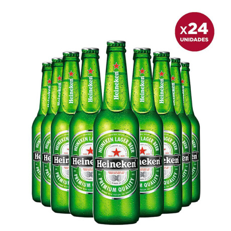 Cerveza Heineken Long Neck 24 unidades 330 ml