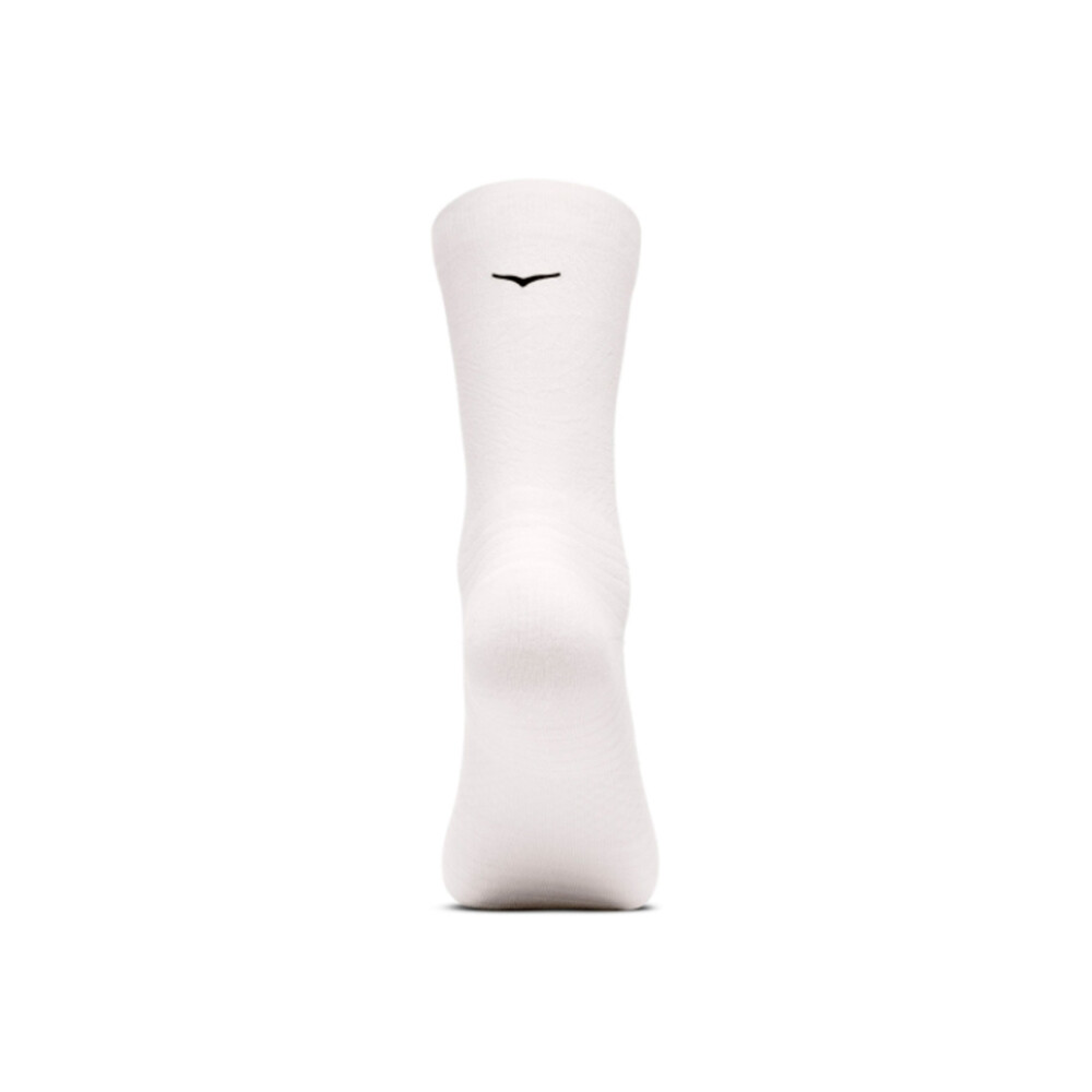 Hoka Medias Crew Run Sock 3 Pack - Blanco Blanco