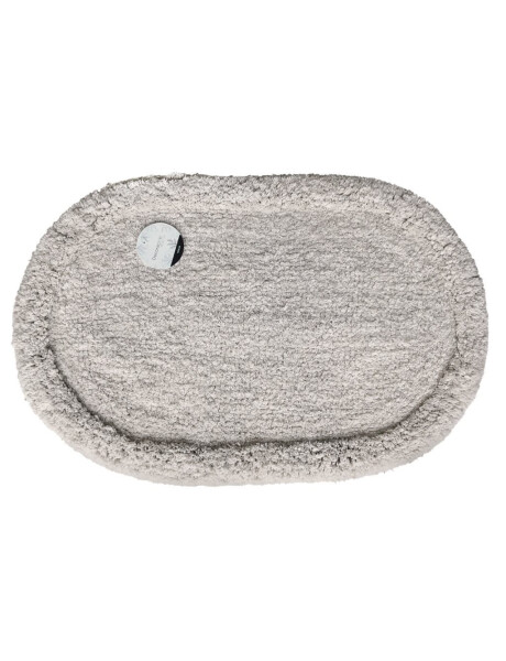 ALFOMBRA OVAL 40x60CM DOS TEXTURAS NATURAL ALFOMBRA OVAL 40x60CM DOS TEXTURAS NATURAL