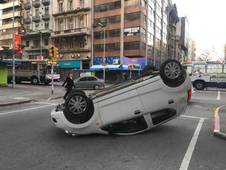 Las 10 esquinas con más accidentes de tránsito