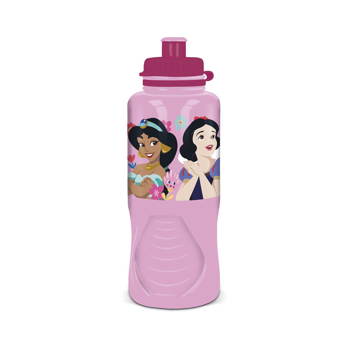 Botella Plástica Ergonómica Princesas 430 ml 