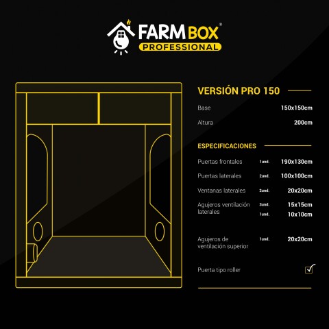 ARMARIO FARM BOX PROFESSIONAL 150X150X200CM ARMARIO FARM BOX PROFESSIONAL 150X150X200CM