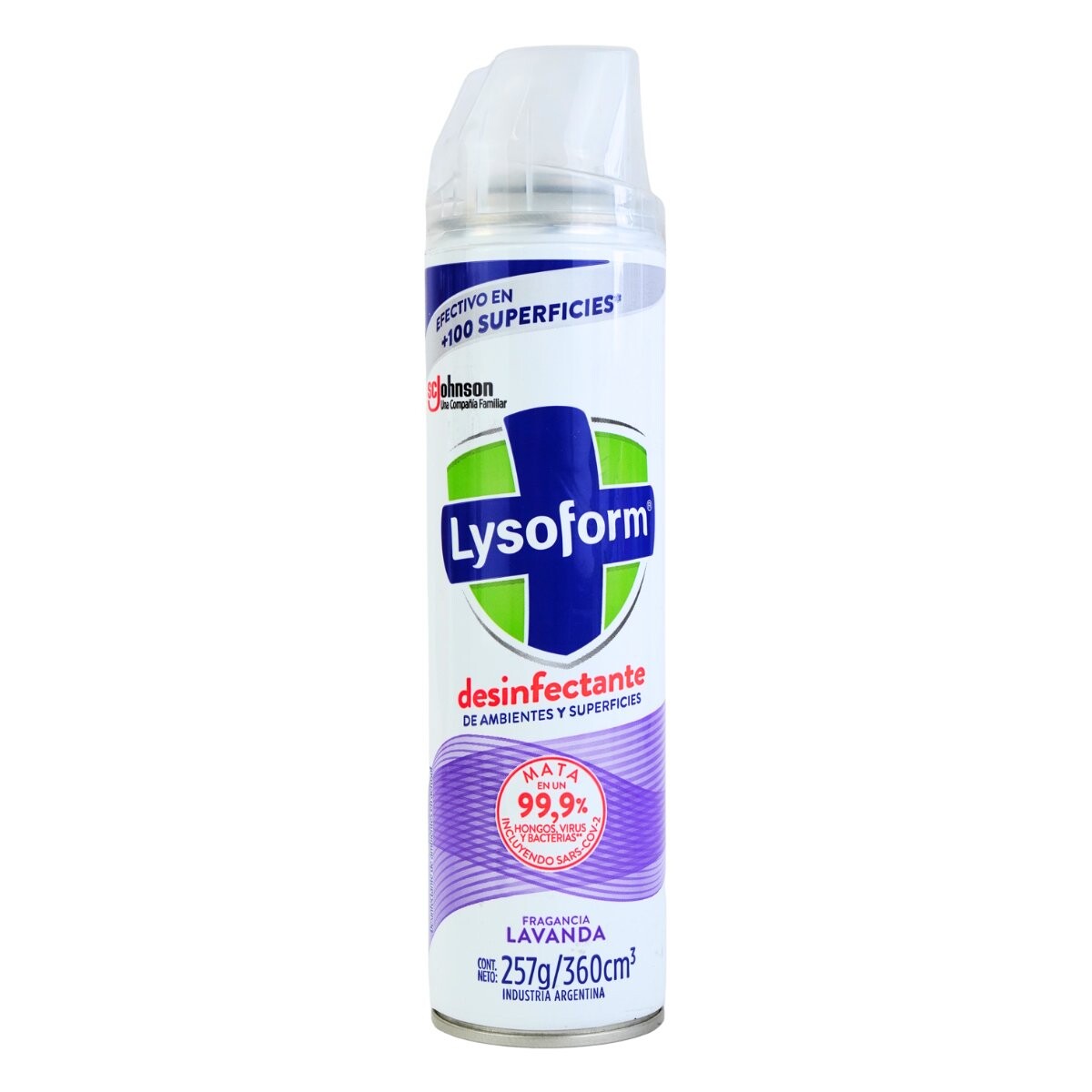 Desinfectante Lysoform aerosol 360cc Lavanda 