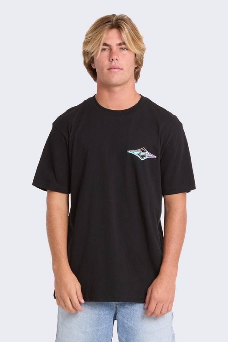 REMERA CRAYON WAVE PREMIUM SS J-negro