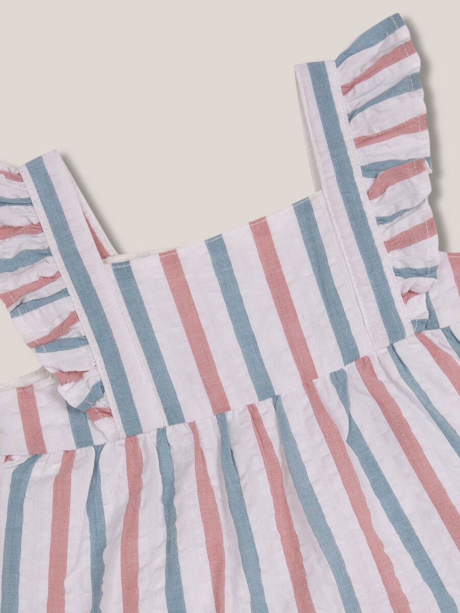 Vestido Estampado Blanco