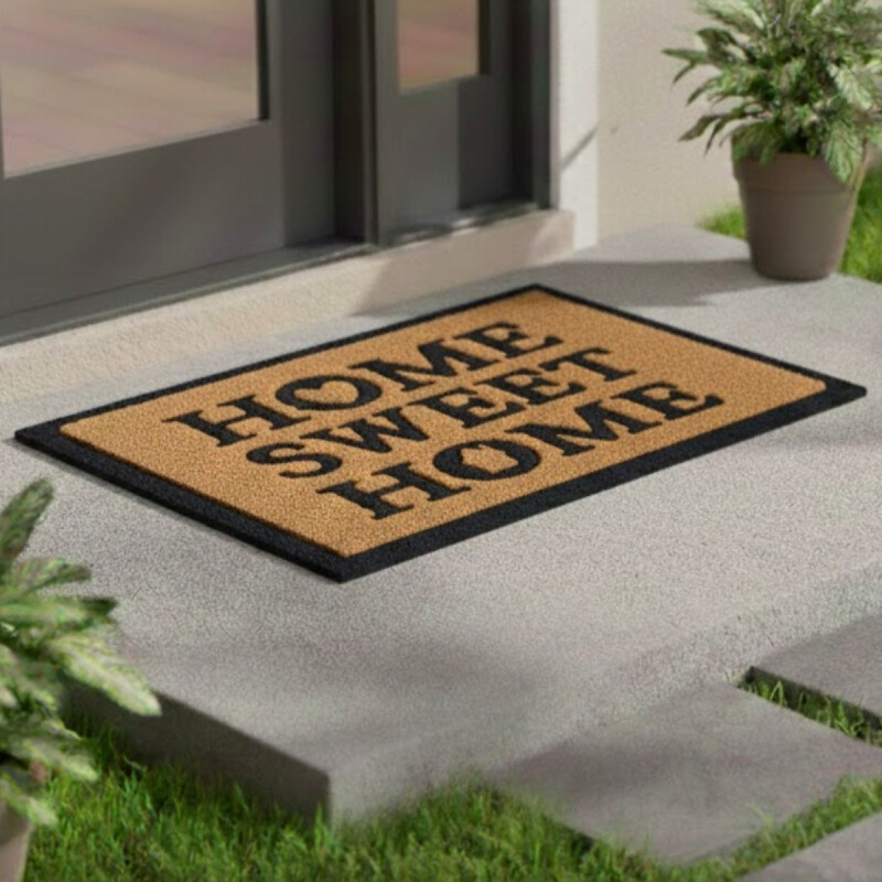 Felpudo coco/goma 40x60 cm HOMESWEETHOME