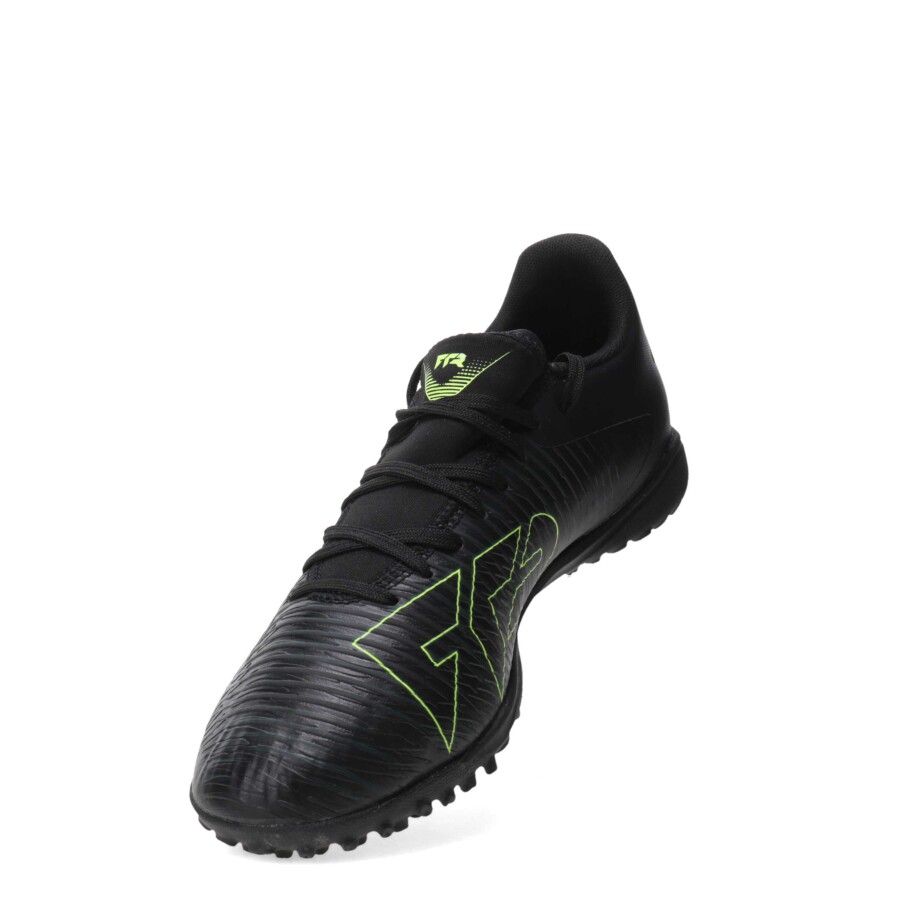 Championes Puma Futbol 5 Future 8 Play TT Masculino Negro - Fluor