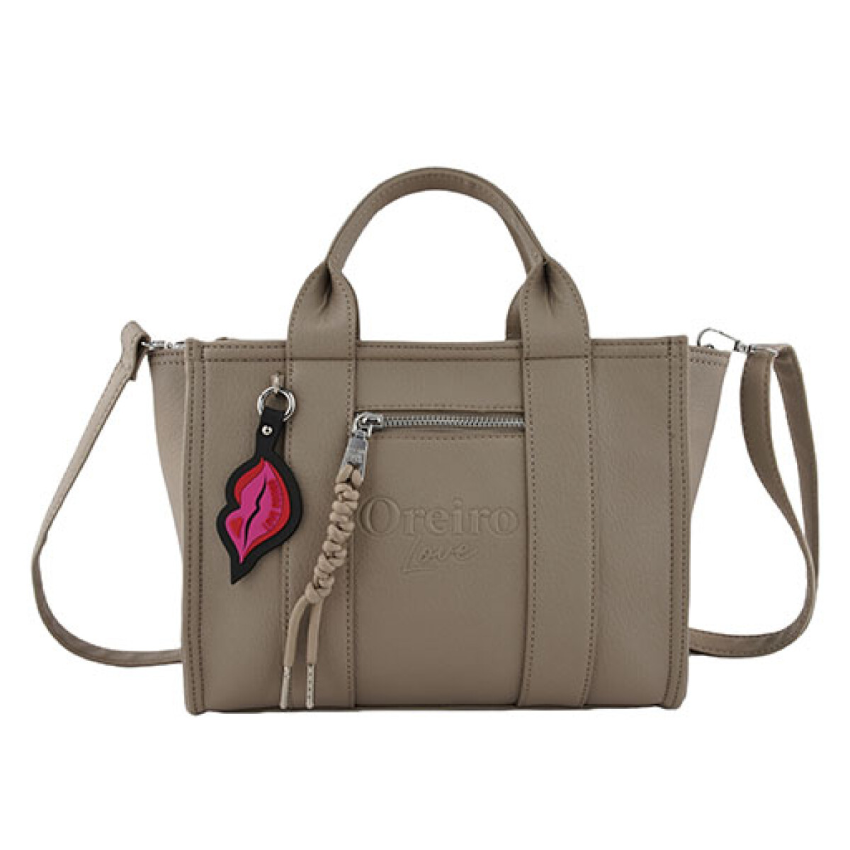 Cartera Las Oreiro Love - Marrón Camel 
